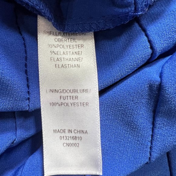 πAdrianna Papell Royal Blue Dress with Overlay Top - Picture 14 of 15